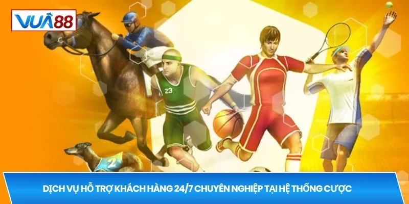 Dịch vụ hỗ trợ khách hàng 24/7 chuyên nghiệp tại hệ thống cược